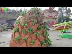 जुरासिक मनोरंजन पार्क के लिए एनिमेट्रोनिक निर्माता लाइफ साइज एनिमेट्रोनिक डायनासोर कार्नाटॉरस