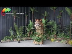 लाइफ साइज जुरासिक वर्ल्ड एनिमेट्रोनिक टी रेक्स हेड डायनासोर इन्फ्रारेड सेंसर कंट्रोल