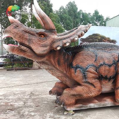 अच्छी कीमत थीम पार्क सजावट के लिए एनिमेट्रोनिक ट्राइसेराटॉप्स मॉडल ऑनलाइन