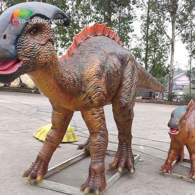 खरीदें मनोरंजन पार्क के लिए थीम पार्क लाइफ साइज एनिमेट्रोनिक डायनासोर पारासोरोलोफस यथार्थवादी डायनासोर मॉडल online manufacture
