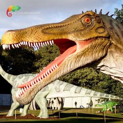 अच्छी कीमत Playground Infrared sensor Life Size Animatronic Dinosaurs Realistic Spinosaurus 12m ऑनलाइन