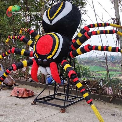 खरीदें वेब लाइफ साइज अलाइव साउंड के साथ बॉटनिकल गार्डन जायंट एनिमेट्रोनिक स्पाइडर online manufacture