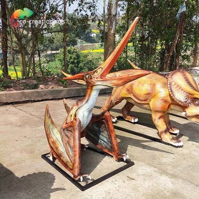अच्छी कीमत थ्री-डी फाइबरग्लास यथार्थवादी दिखने वाले डायनासोर संघर्षरत पटेरोसौरिया प्रतिमा बाहरी ऑनलाइन